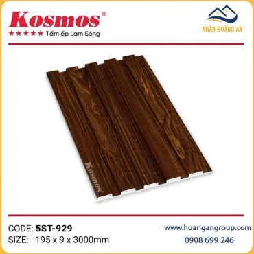 Ốp Tường Ốp Trần Lam 5 Sóng Giả Gỗ  Kosmos 5ST-929