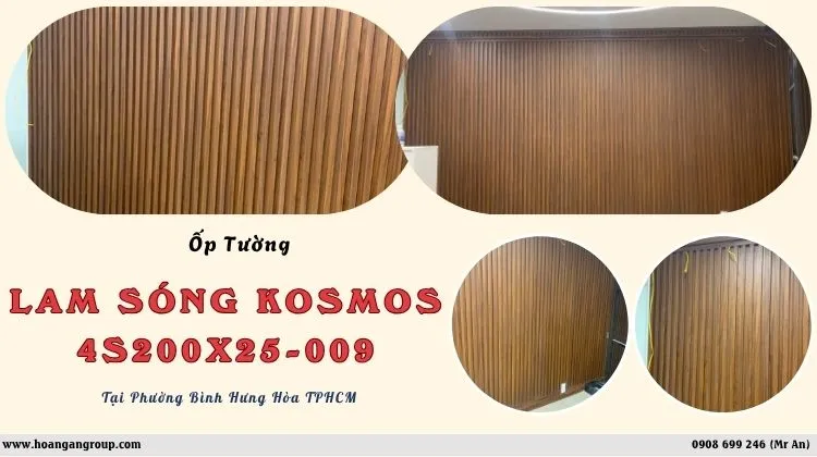 Ốp Tường Lam Sóng Kosmos 4S200X25-009 Tại Phường Bình Hưng Hòa TPHCM Ốp Tường Lam Sóng Kosmos 4S200X25-009 Tại Phường Bình Hưng Hòa TPHCM