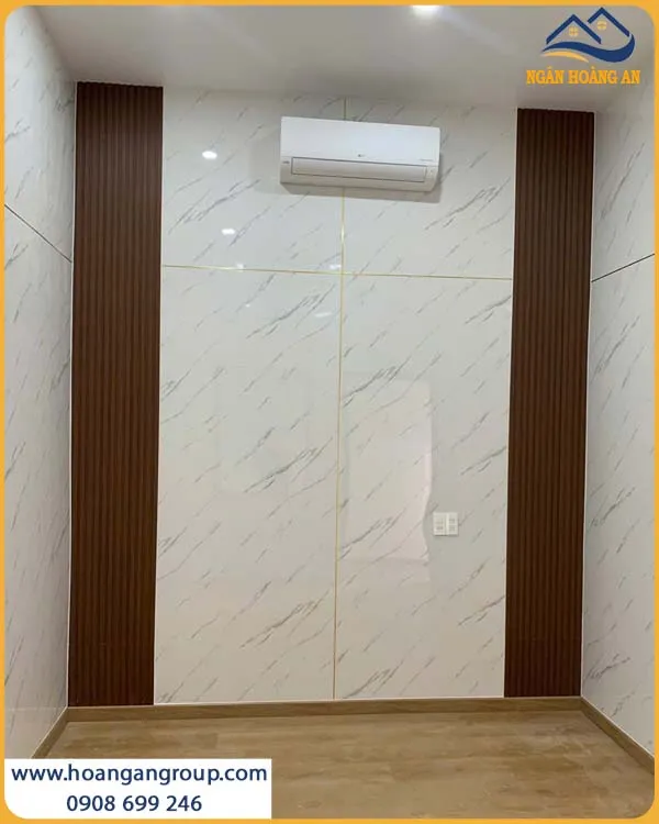 Thi Công Ốp Tường PVC Giả Đá Kosmos PVC2007 Tạo Nên Sự Sang Trọng