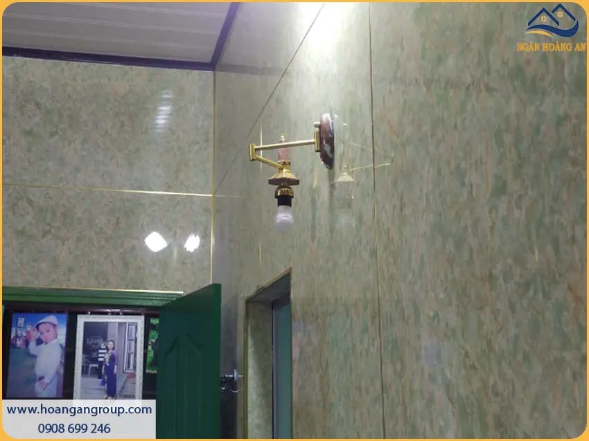 Căn Hộ Thi Công Ốp Tường Bằng PVC Giả Đá Kosmos Giá Thành Hợp Lý Căn Hộ Thi Công Ốp Tường Bằng PVC Giả Đá Kosmos Giá Thành Hợp Lý