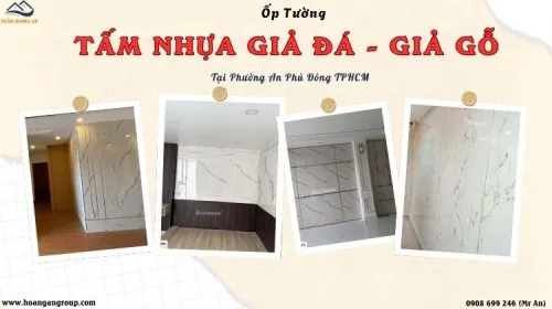 Ốp Tường PVC Nhựa Giả Đá - Giả Gỗ Uy Tín Tại Phường An Phú Đông TPHCM