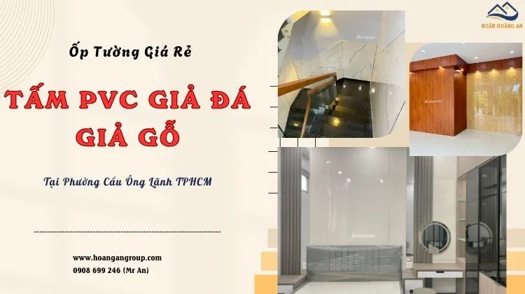 Ốp Tường Tấm Nhựa Giả Đá - Giả Gỗ Giá Rẻ Phường Cầu Ông Lãnh TPHCM Ốp Tường Tấm Nhựa Giả Đá - Giả Gỗ Giá Rẻ Phường Cầu Ông Lãnh TPHCM