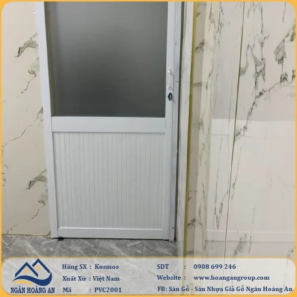 Ốp Tường Bằng Tấm Ốp PVC Giả Vân Đá Kosmos PVC2001 Tại Quận 7 TPHCM