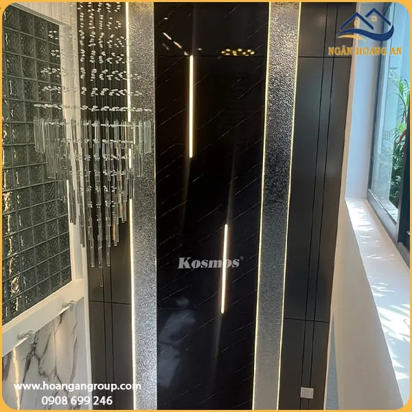 Ốp Tường Trang Trí Bằng Tấm Ốp Than Tre Kosmos