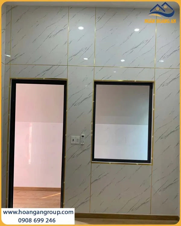 Tấm Nhựa PVC Giả Đá Kosmos Vân Đá Sắc Nét Sang Trọng Cho Nhà Ở