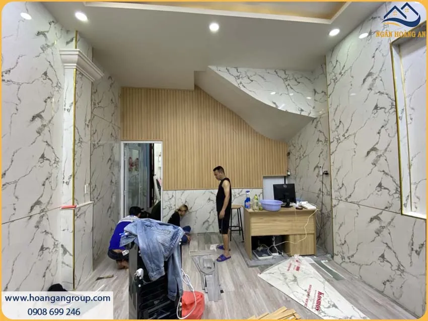 Tấm Nhựa PVC Kosmos Được Lắp Đặt Thời Thượng Cho Phòng Khám