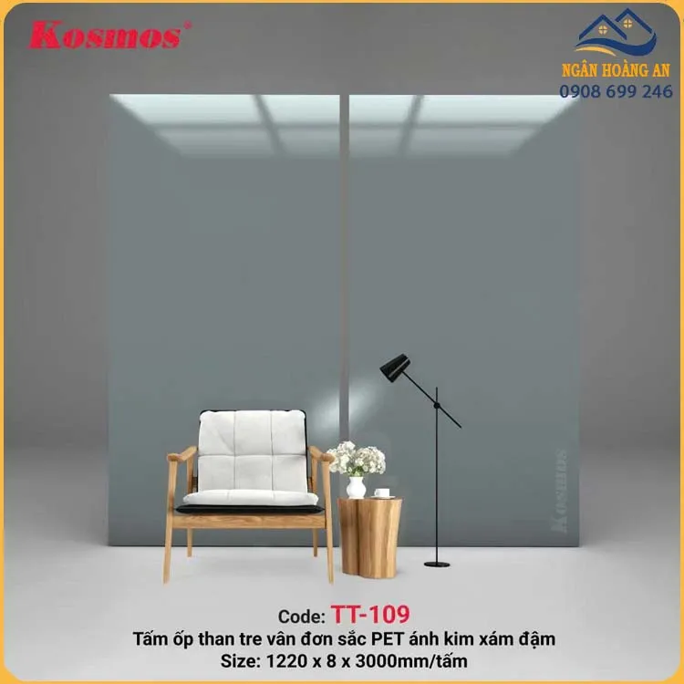 Đặc Điểm Nổi Bật Tấm Than Tre Kosmos TT-109 Đơn Sắc Xám Đậm Đặc Điểm Nổi Bật Tấm Than Tre Kosmos TT-109 Đơn Sắc Xám Đậm