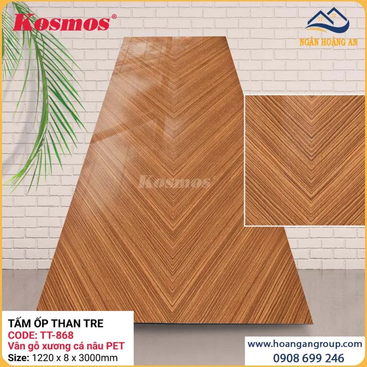 Ứng Dụng Của Tấm Ốp Than Tre Vân Gỗ Xương Cá Nâu Kosmos TT-868 Ứng Dụng Của Tấm Ốp Than Tre Vân Gỗ Xương Cá Nâu Kosmos TT-868
