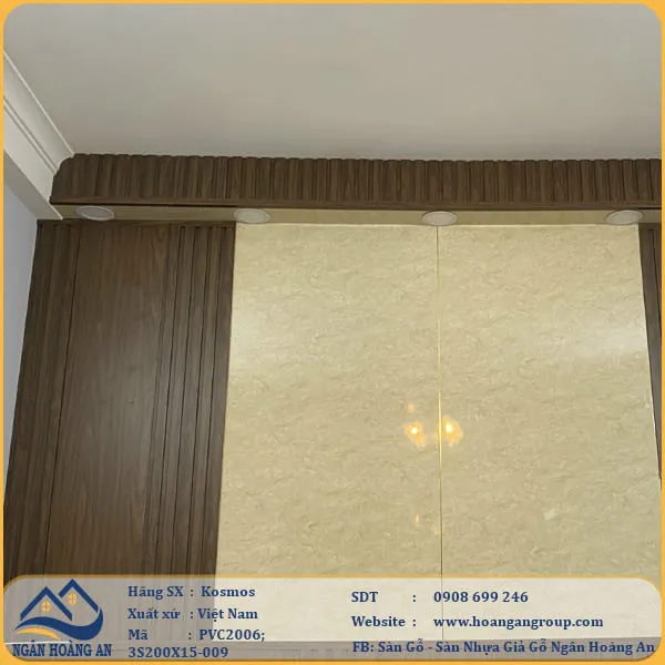 Ốp Tường Lamri Bằng Tấm Ốp Tường Kosmos Tại Tân Phú TPHCM