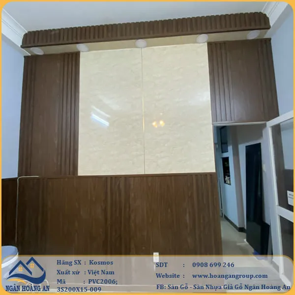 Ốp Tường Lamri Bằng Tấm Ốp Tường Kosmos Tại Tân Phú TPHCM