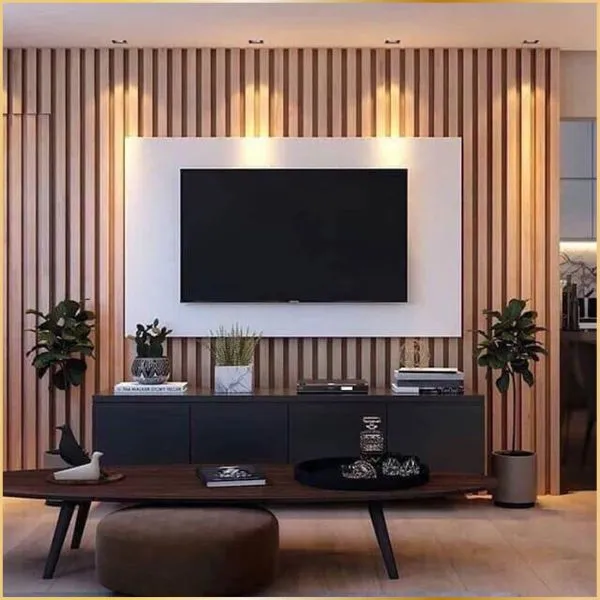 Vách Tivi Tấm Nhựa Ốp Tường Lam Sóng Vách Tivi Tấm Nhựa Ốp Tường Lam Sóng