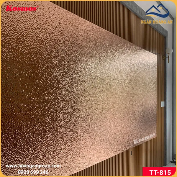 Ốp Vách Tivi Nội Thất Bằng Tấm Đa Năng Sợi Than Tre Sóng Nước
