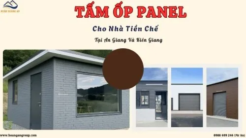 Phân Phối Tấm Panel Cho Nhà Tiền Chế Tại An Giang Và Kiên Giang