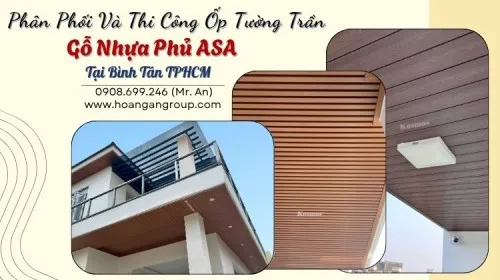 Phân Phối Và Thi Công Ốp Tường Trần Gỗ Nhựa Phủ ASA Tại Bình Tân TPHCM
