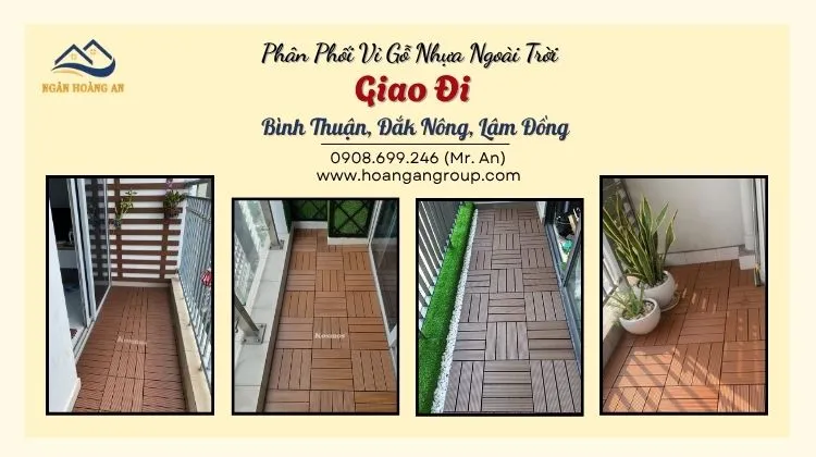 Phân Phối Vỉ Gỗ Nhựa Ngoài Trời Giao Đi Bình Thuận, Đắk Nông, Lâm Đồng