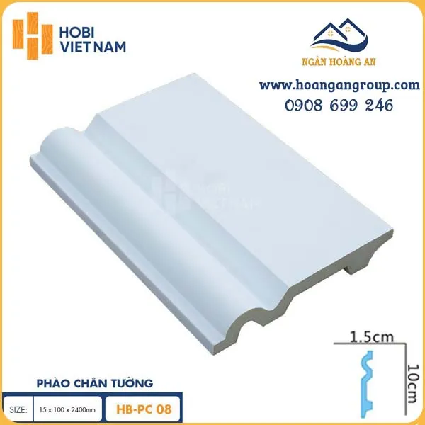 Phào Chân Tường Hobi Wood HB-PU08