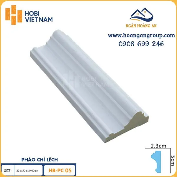Phào Chỉ Lệch Hobi Wood HB-PU05