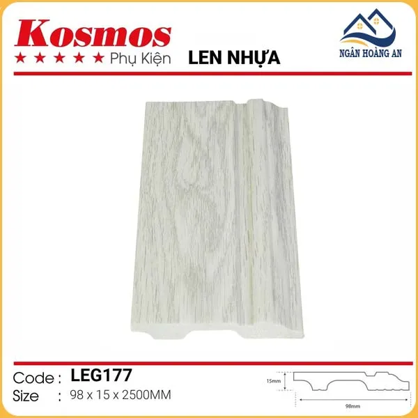 Len Chân Tường Nhựa Giả Gỗ Kosmos 98mm Tại Bình Thạnh TPHCM Len Chân Tường Nhựa Giả Gỗ Kosmos 98mm Tại Bình Thạnh TPHCM