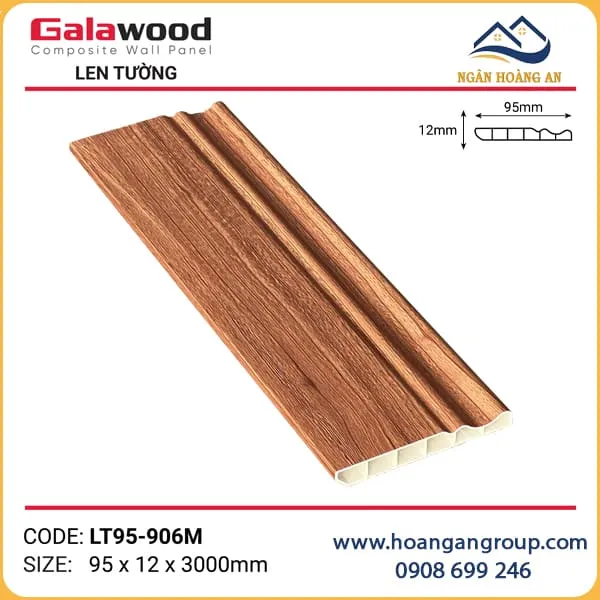 Phào Chỉ Len Chân Tường Galawood LT95-906M Phào Chỉ Len Chân Tường Galawood LT95-906M