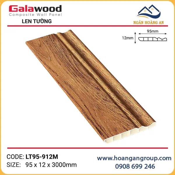 Phào Chỉ Len Chân Tường Galawood LT95-912M Phào Chỉ Len Chân Tường Galawood LT95-912M