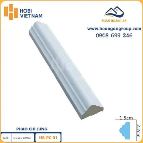 Phào Chỉ Lưng PU Hobi Wood HP-HC01