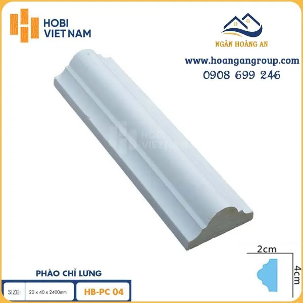 Phào Chỉ Lưng PU Hobi Wood HB-PU04