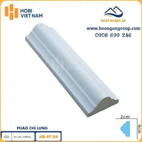 Phào Chỉ Lưng PU Hobi Wood HB-PC04