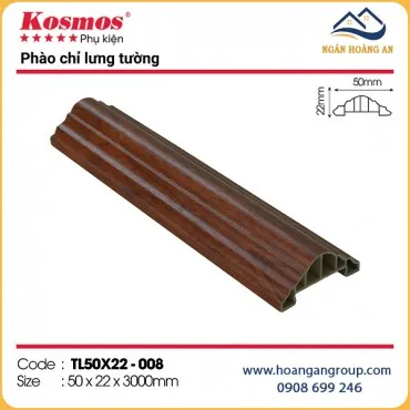 Phào Chỉ Lưng Tường Tấm Ốp Kosmos TL50X22-008