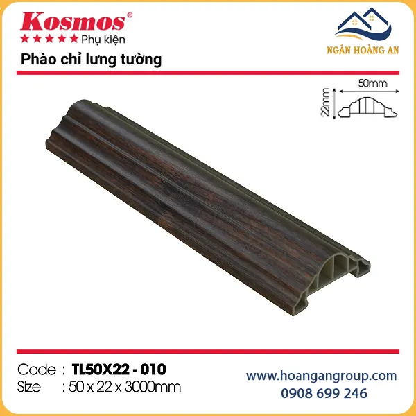 Phào Chỉ Lưng Tường Tấm Ốp Kosmos TL50x22-008 Phào Chỉ Lưng Tường Tấm Ốp Kosmos TL50x22-010
