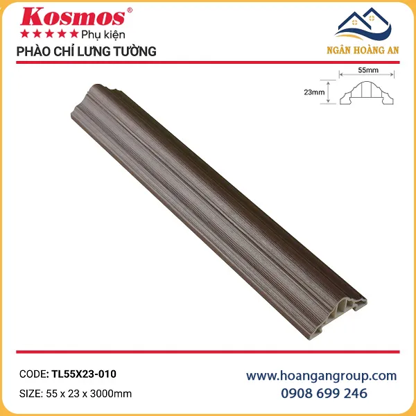 Phào Chỉ Lưng Tường Tấm Ốp Tường Kosmos TL55X23-010