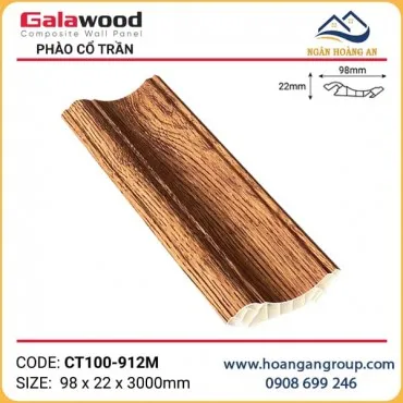 Phào Cổ Trần CT100x22 Nhựa Giả Gỗ Galawood CT100-912M