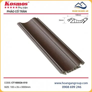 Phào Cổ Trần Nhựa Giả Gỗ Kosmos CT100X26-010