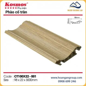 Phào Cổ Trần Nhựa Giả Gỗ Kosmos CT100X22-001