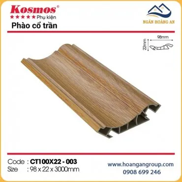 Phào Cổ Trần Nhựa Giả Gỗ Kosmos CT100X22-003