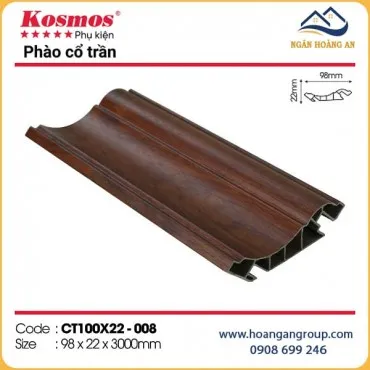 Phào Cổ Trần Nhựa Giả Gỗ Kosmos CT100X22-008