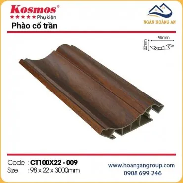 Phào Cổ Trần Nhựa Giả Gỗ Kosmos CT100X22-009