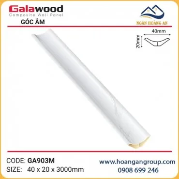 Phào Góc Âm GA40x20 Galawood GA903M Trắng Vân Mây