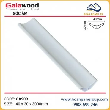 Phào Góc Âm GA40x20 Galawood GA909 Vân Vải