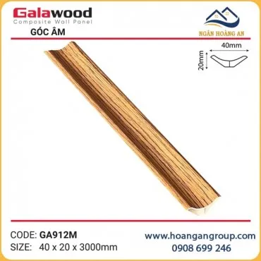 Phào Góc Âm GA40x20 Galawood GA912M Nhựa Giả Gỗ
