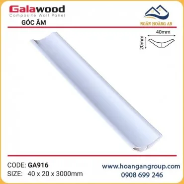 Phào Góc Âm GA40x20 Galawood GA916 Vân Giấy