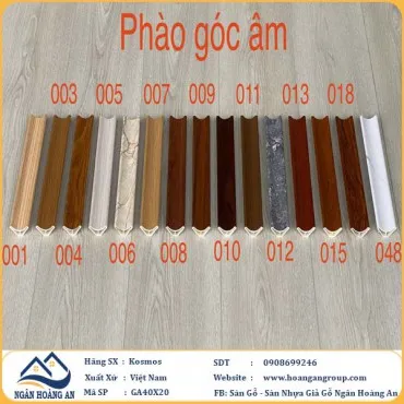 Phào Góc Âm Trang Trí Lam Sóng Nano Kosmos