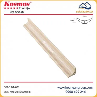 Phào Góc Âm Tấm Ốp Tường Trần Komsos GA-001 Nhựa Giả Gỗ