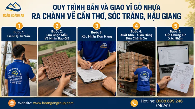 Quy Trình Bán Và Giao Vỉ Gỗ Nhựa Ra Chành Về Cần Thơ, Sóc Trăng, Hậu Giang Quy Trình Bán Và Giao Vỉ Gỗ Nhựa Ra Chành Về Cần Thơ, Sóc Trăng, Hậu Giang