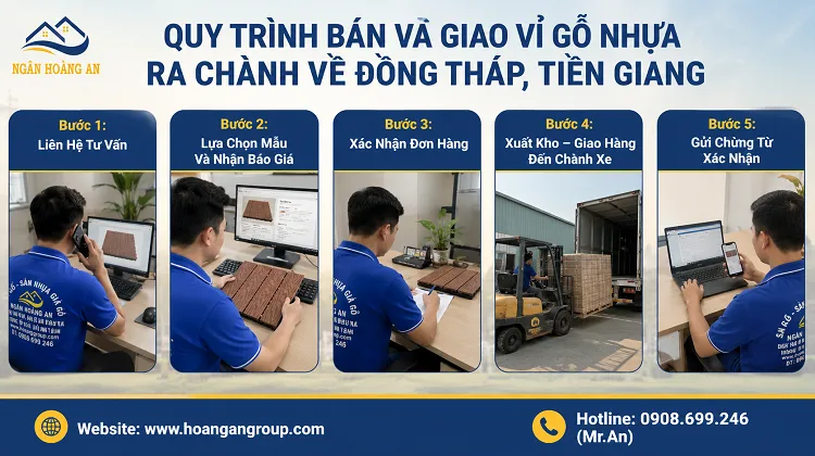 Quy Trình Bán Và Giao Vỉ Gỗ Nhựa Ra Chành Về Đồng Tháp, Tiền Giang Quy Trình Bán Và Giao Vỉ Gỗ Nhựa Ra Chành Về Đồng Tháp, Tiền Giang