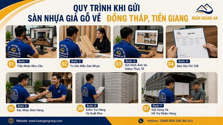 Quy Trình Khi Gửi Sàn Nhựa Giả Gỗ Về Đồng Tháp, Tiền Giang Quy Trình Khi Gửi Sàn Nhựa Giả Gỗ Về Đồng Tháp, Tiền Giang