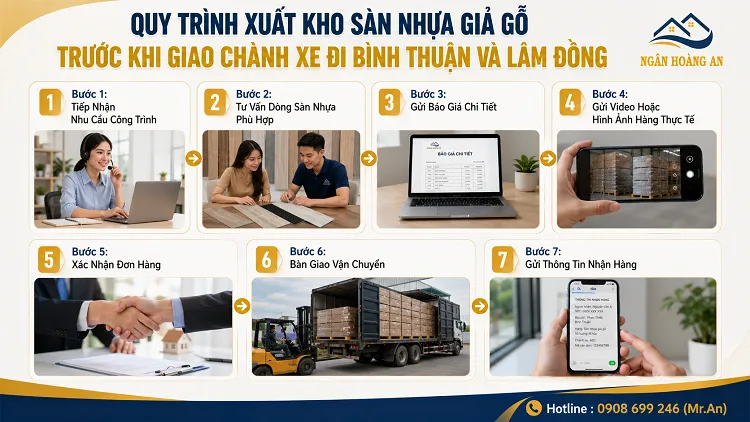 Quy Trình Xuất Kho Sàn Nhựa Giả Gỗ Trước Khi Giao Chành Xe Đi Bình Thuận Và Lâm Đồng Quy Trình Xuất Kho Sàn Nhựa Giả Gỗ Trước Khi Giao Chành Xe Đi Bình Thuận Và Lâm Đồng