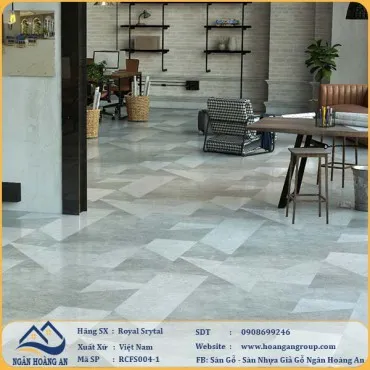 Sàn Đá Công Nghệ Hèm Khóa SPC Royal Crystal RCFS004-1