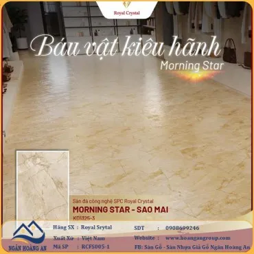 Sàn Đá Công Nghệ Hèm Khóa SPC Royal Crystal RCFS005-1