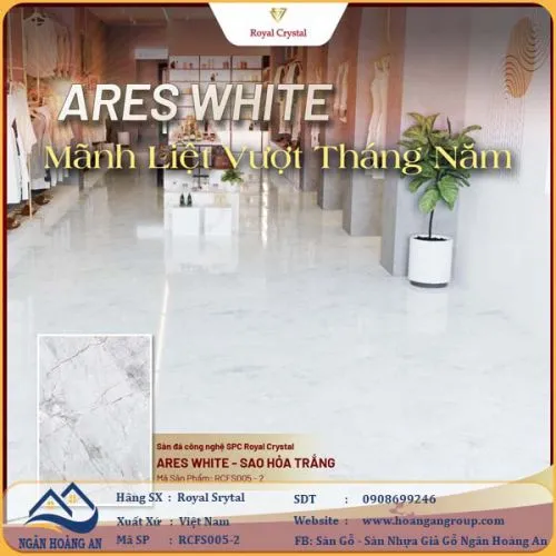Sàn Đá Công Nghệ Hèm Khóa SPC Royal Crystal RCFS005-2