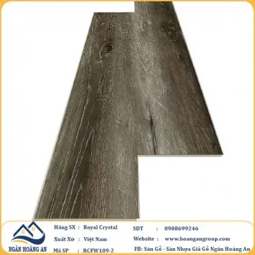 Sàn Đá Công Nghệ Giả Gỗ Hèm Khóa SPC Royal Crystal RCFW109-2 (S03)